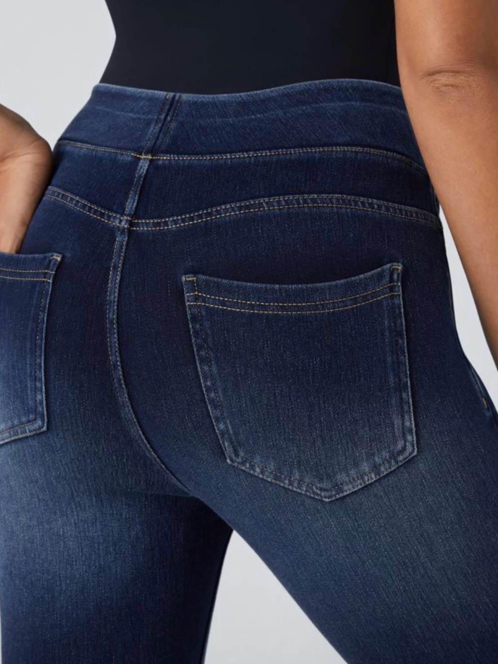Halara Flex™ High Waisted Pockets Denim Casual Leggings 7/8 - Picture 6 of 7